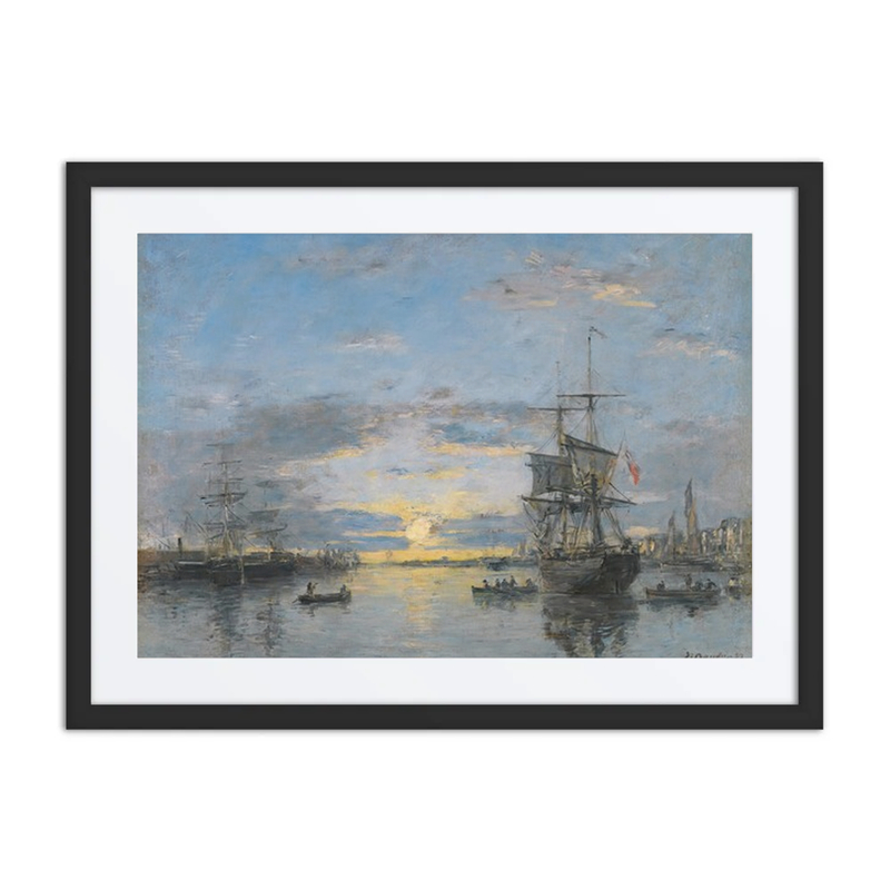 Le Havre, Outer Port at Sunset