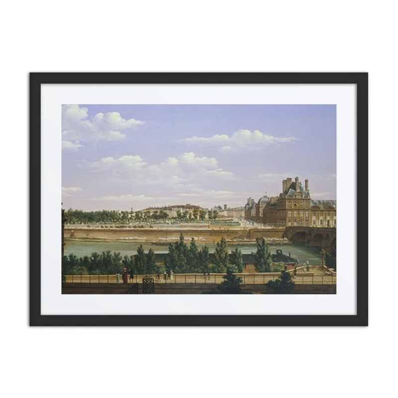 Le Jardin et le Palais des Tuileries, Vus du Quai d’Orsay