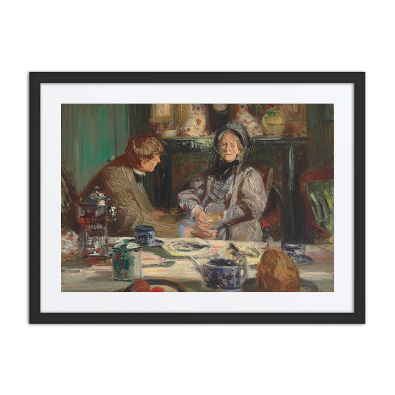 Le Peintre Sickert et Sa Mère, Petit-Déjeuner à Neuville