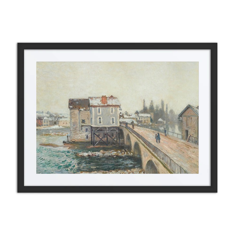 Le Pont de Moret et les Moulins – Effet d’Hiver