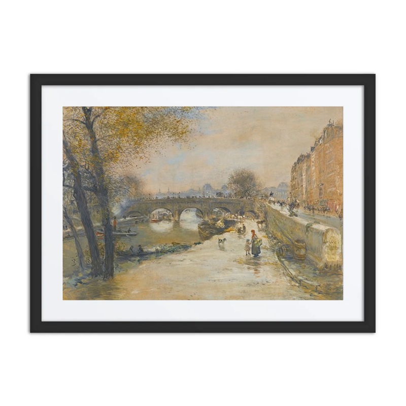 Le Quai Devant le Pont Neuf