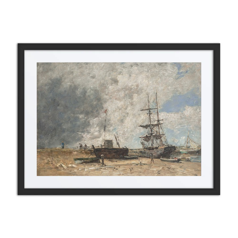 Le Rivage de Trouville, Marée Basse