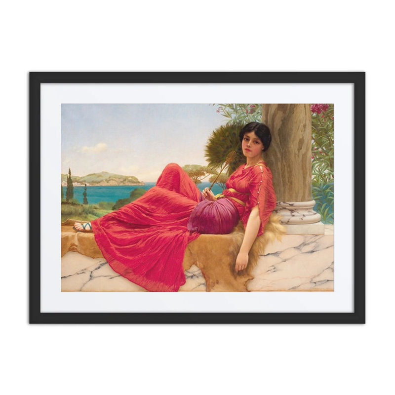 Leaning Against a Column