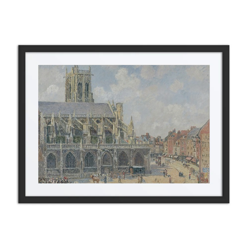 L’Église Saint-Jacques à Dieppe, Matin, Soleil