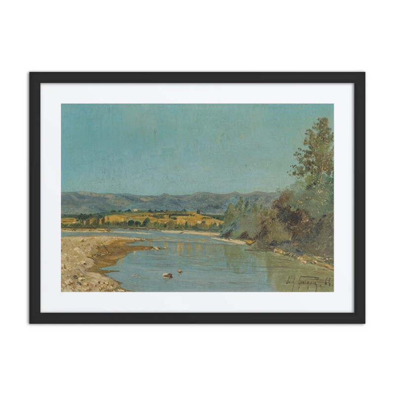 Les Bords de la Durance à Puyvert