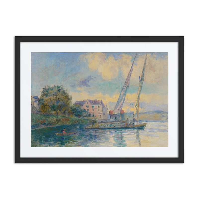 Les Bords du Lac de Gèneve, à Saint-Gingolph