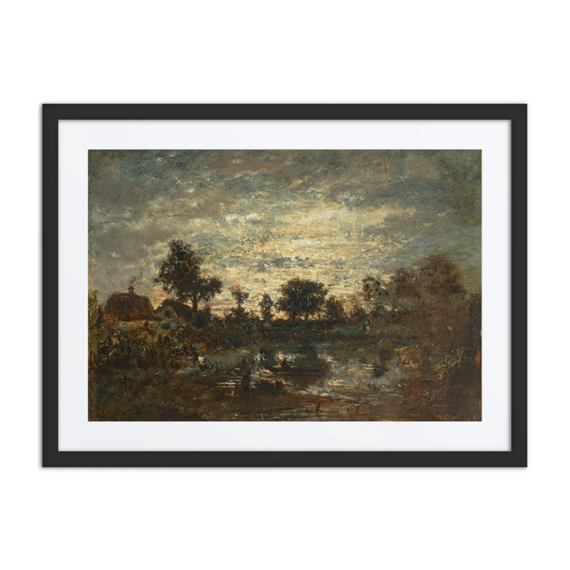 L’Étang, Coucher de Soleil