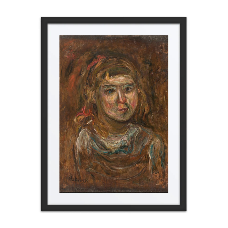 Little Girl with Red Ribbon