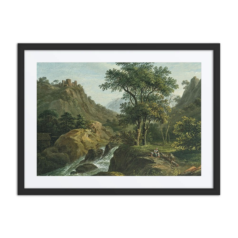 Loggers by a River