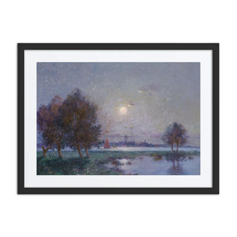 Loire Riverside by Moonlight