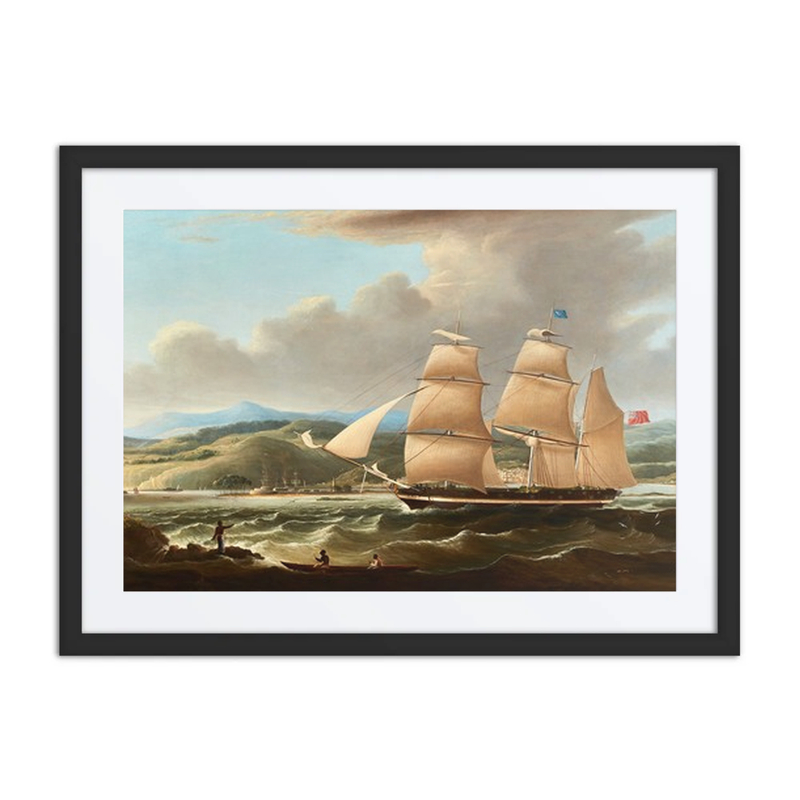 Lone British Schooner