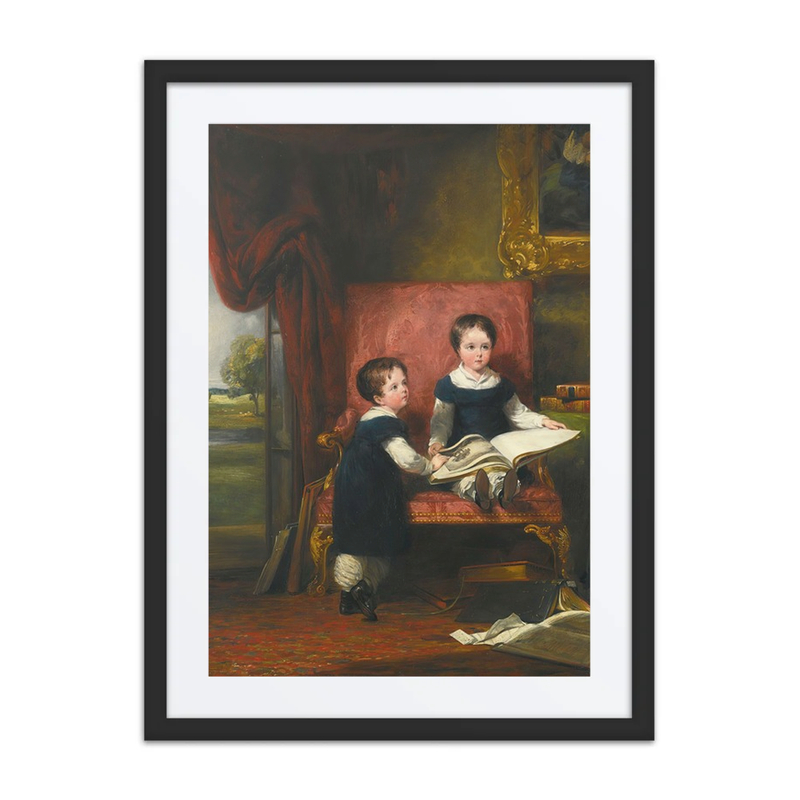 Lord Charles and Lord Thomas Pelham Clinton, Twin Sons of the 4th Duke of Newcastle-Under-Lyne