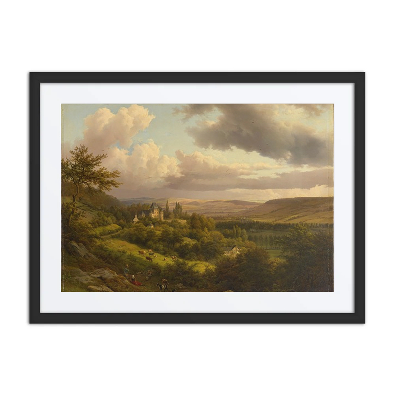 Luxembourg Landscape with Berg Castle