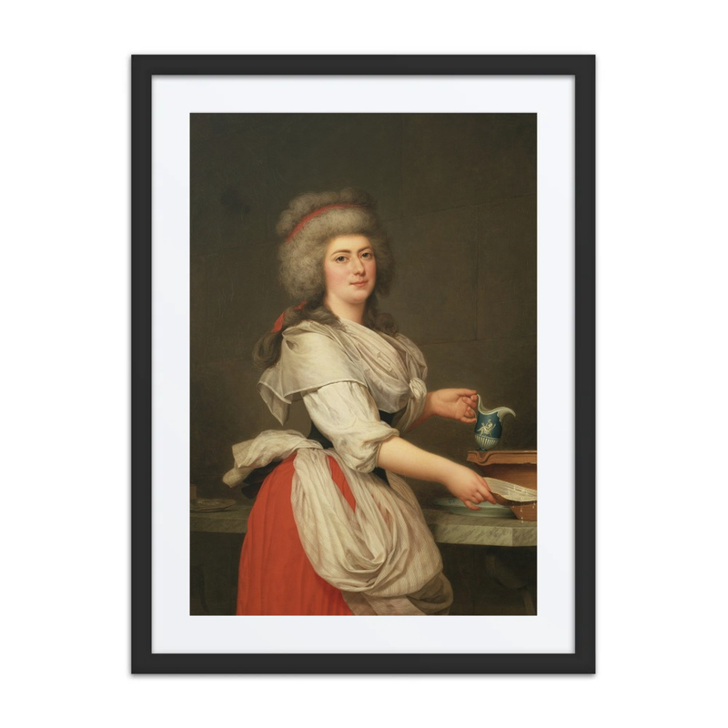 Madame a. Aughié as a Dairymaid at Trianon