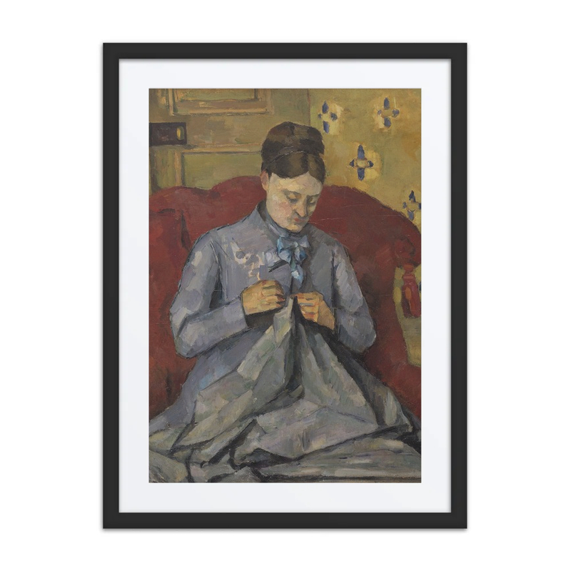 Madame Cézanne Sewing