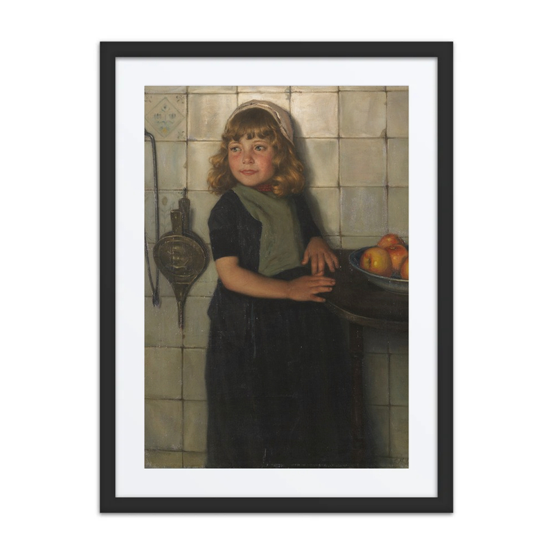 Mädchen Mit Äpfeln