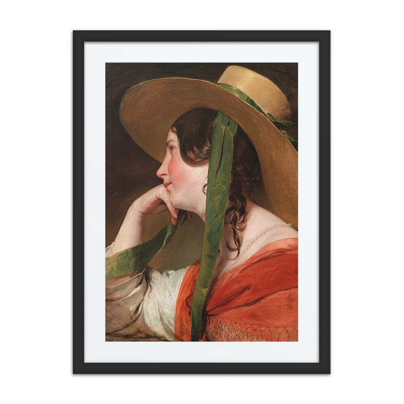 Mädchen Mit Strohhut