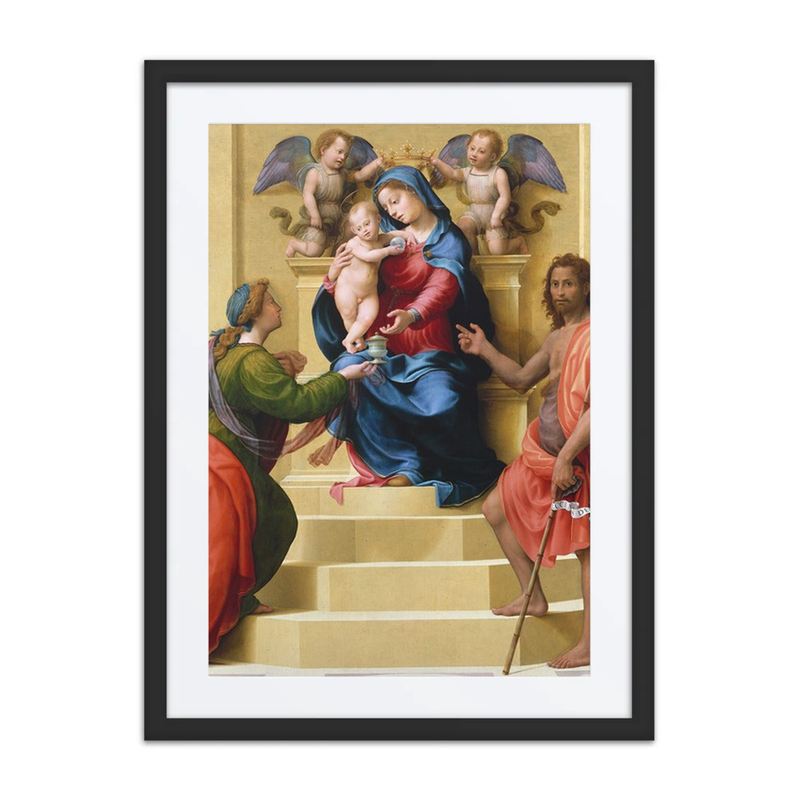Madonna and Child Enthroned with Saints Mary Magdalene and John the Baptist
