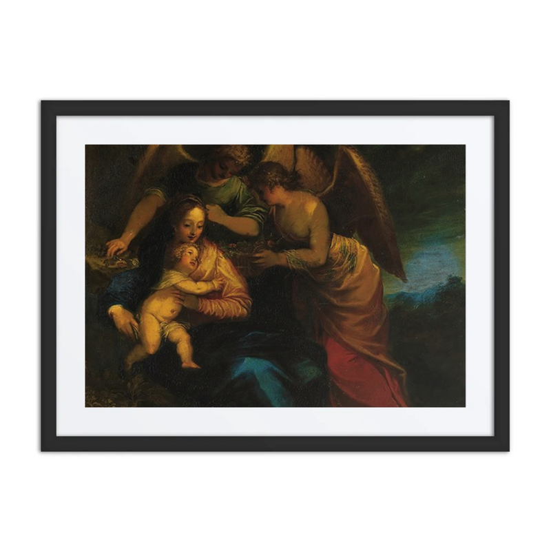 Madonna and Child Surrounded by Angels