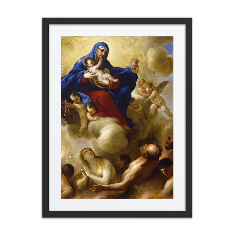 Madonna and Child with Souls in Purgatory