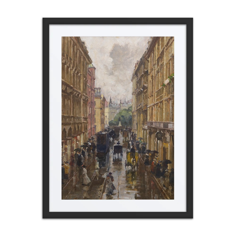 Maffeistraße Im Regen
