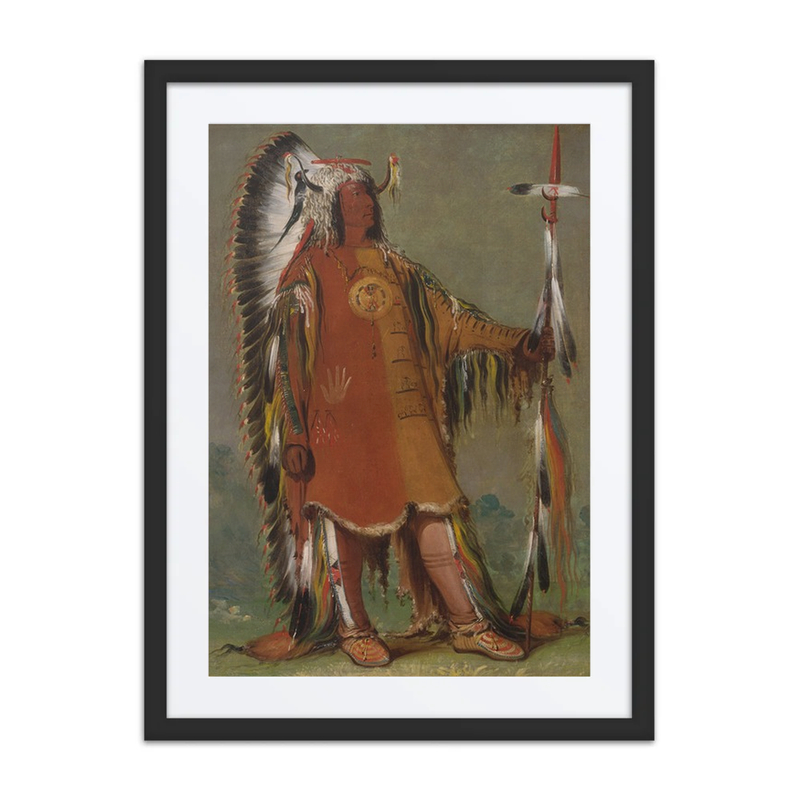 Máh-To-Tóh-Pa, Four Bears, Second Chief, in Full Dress