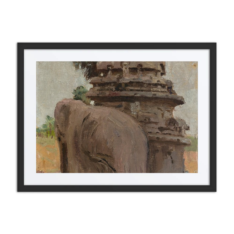Mahalipur – Pagoda Carved in the Rock, from the Journey to India