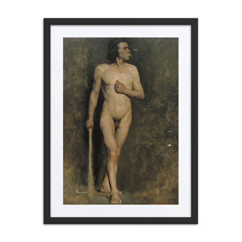 Male Model Study (1874-1875)