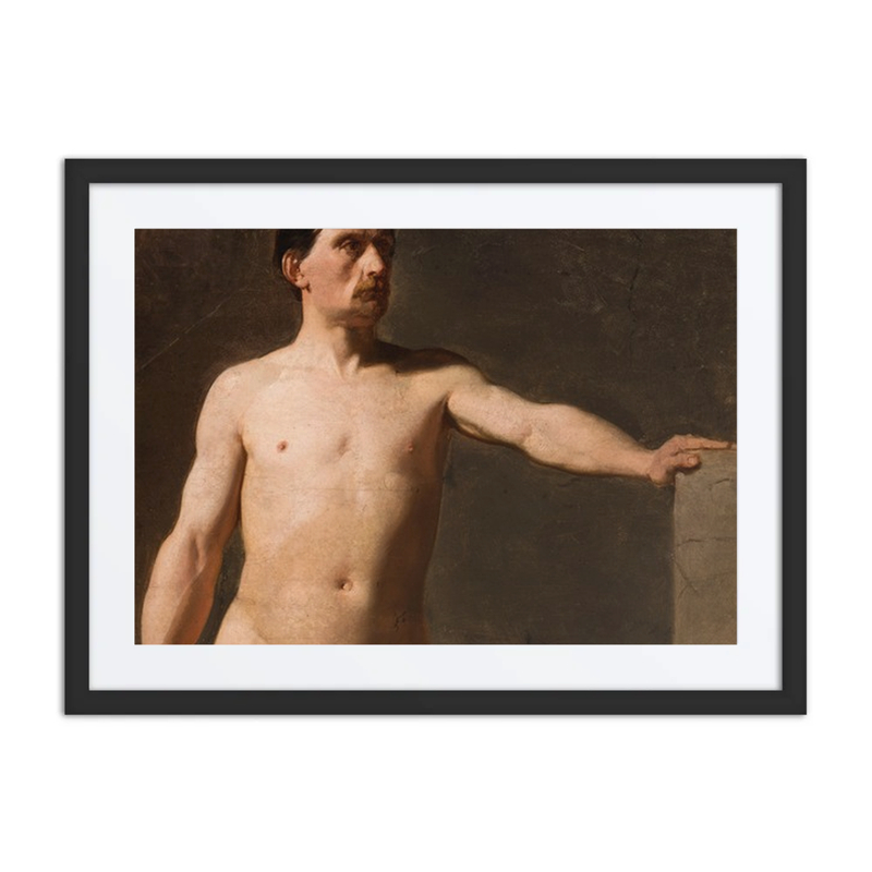 Male Nude – Torso of a Male Figure