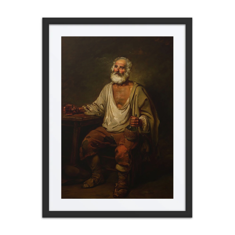 Man Drinking Wine