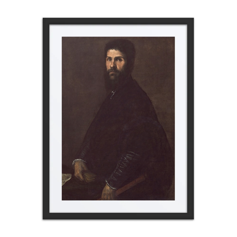 Man Holding a Flute