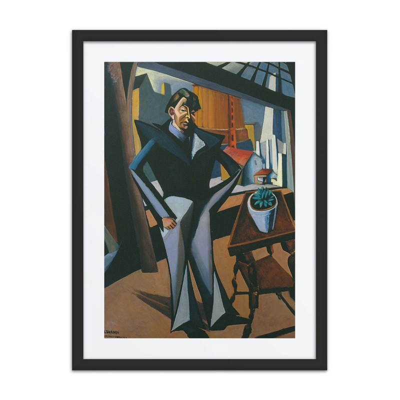 Man Standing at a Window