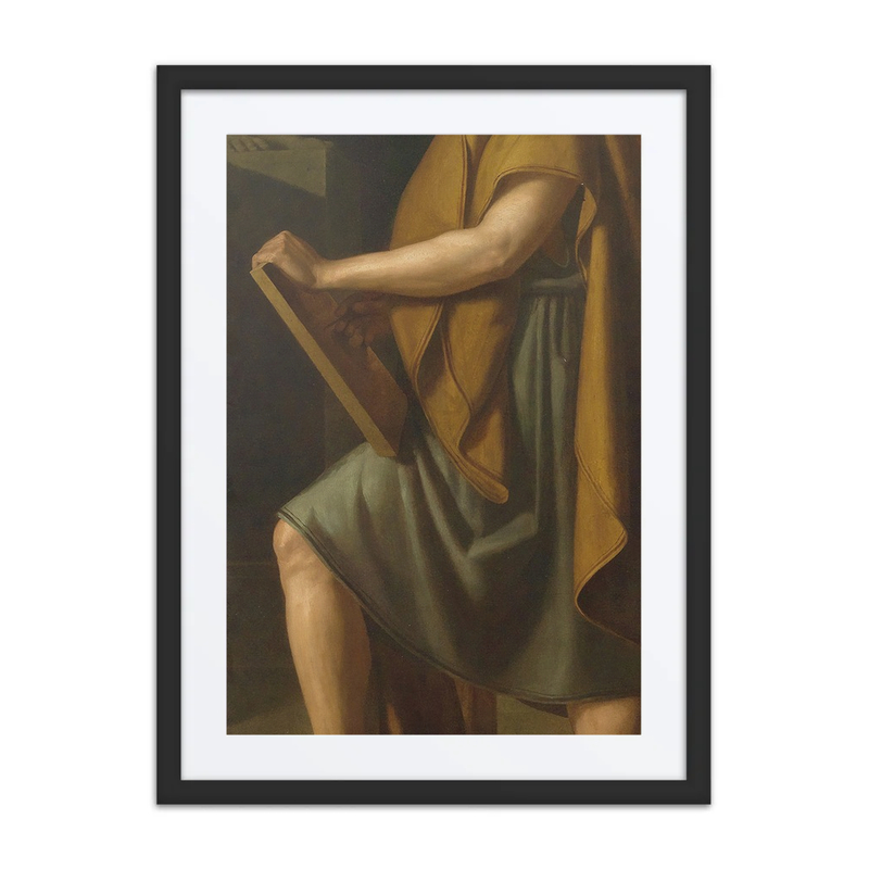 Man Studying a Tablet