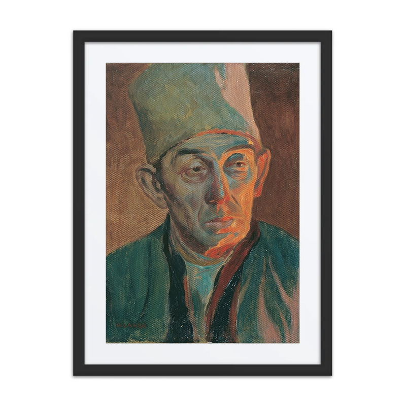 Man with Fur Hat