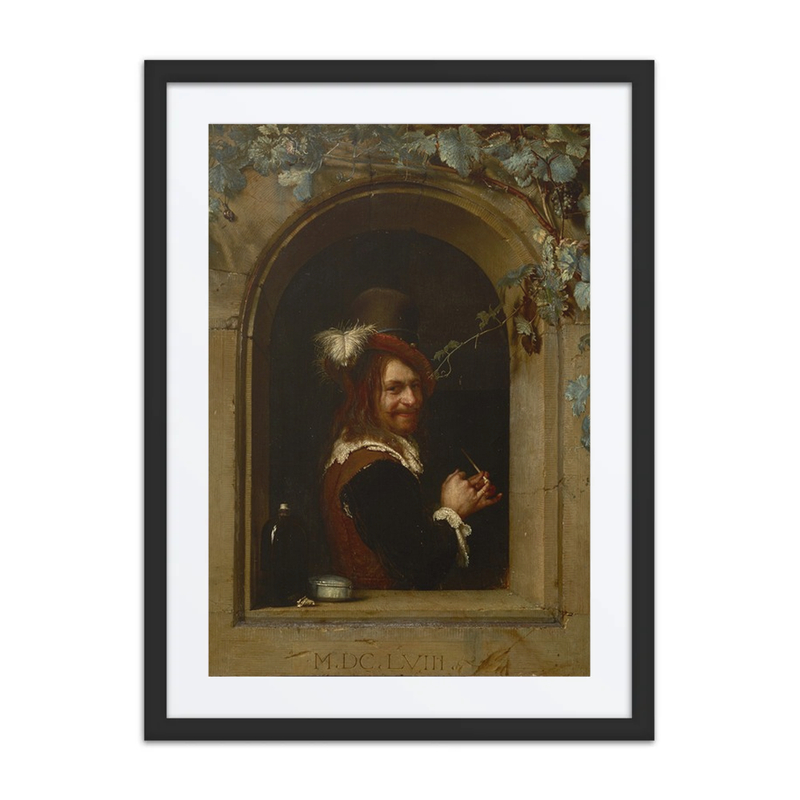 Man with Pipe at the Window