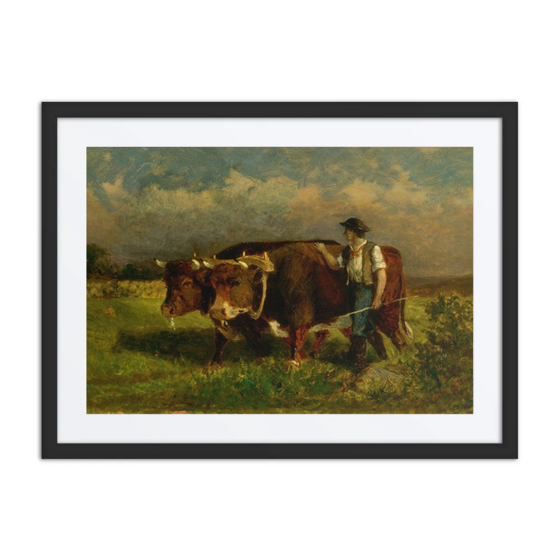 Man with Two Oxen