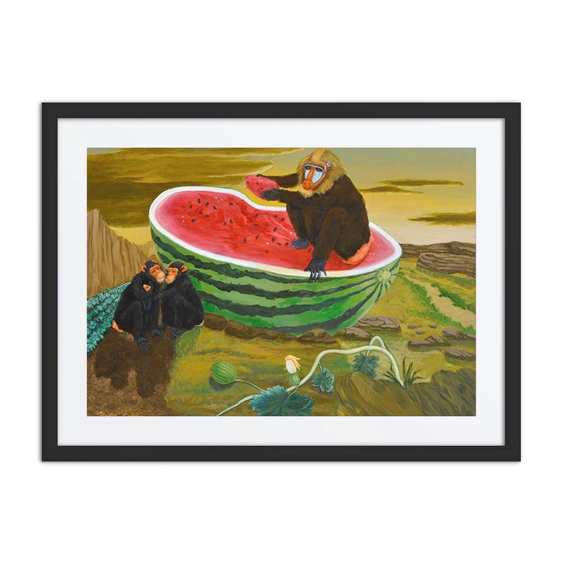 Mandrill at a Feast