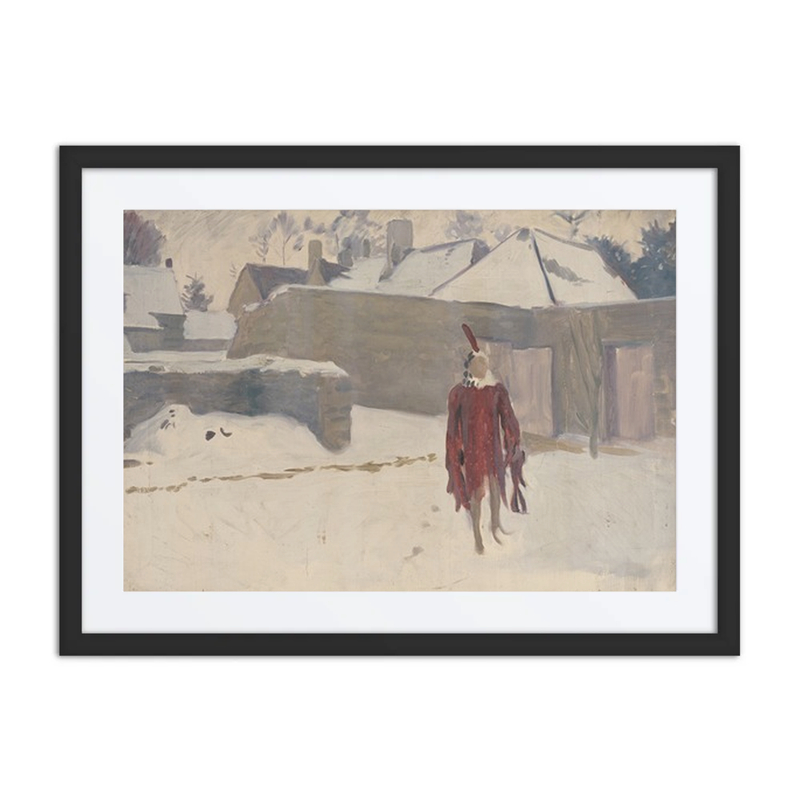 Mannikin in the Snow