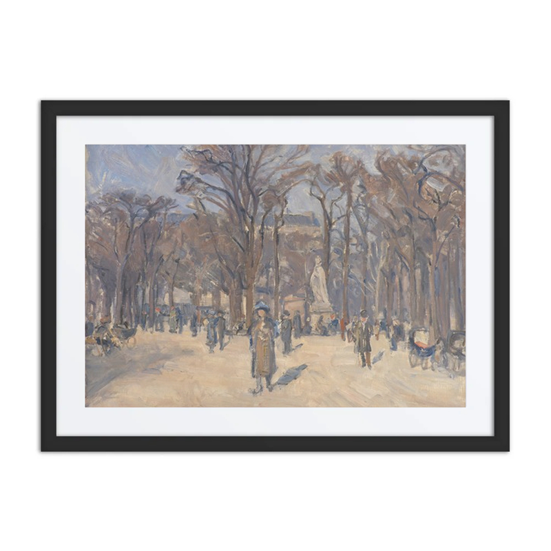 March Day in le Jardin du Luxembourg, Paris