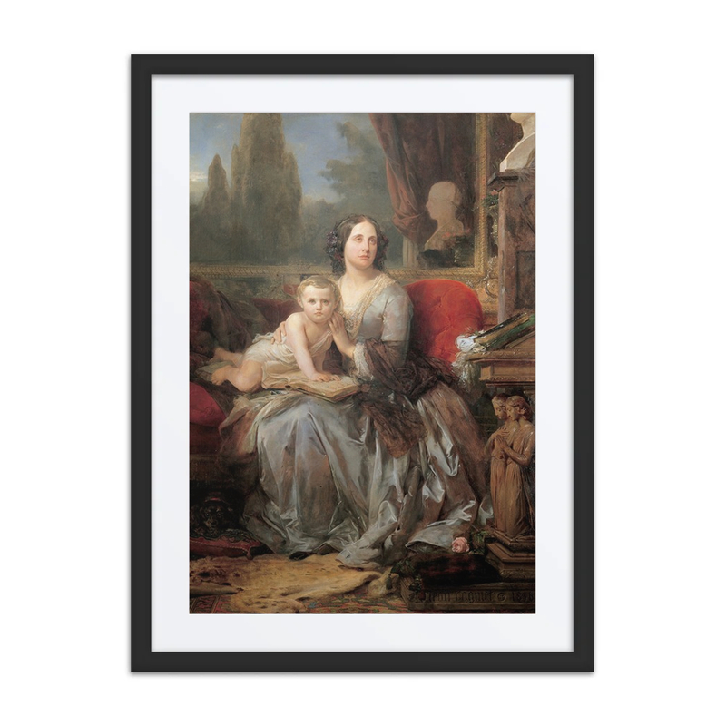 Maria Brignole-Sale, Duchess of Galliera, with Her Son Filippo