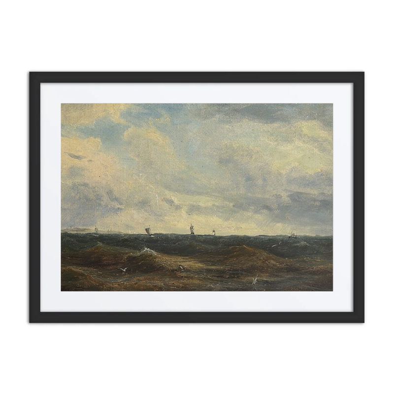 Marine Med Skibe På Havet