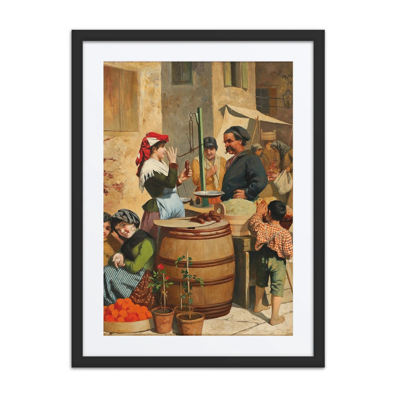 Market Scene in Trieste