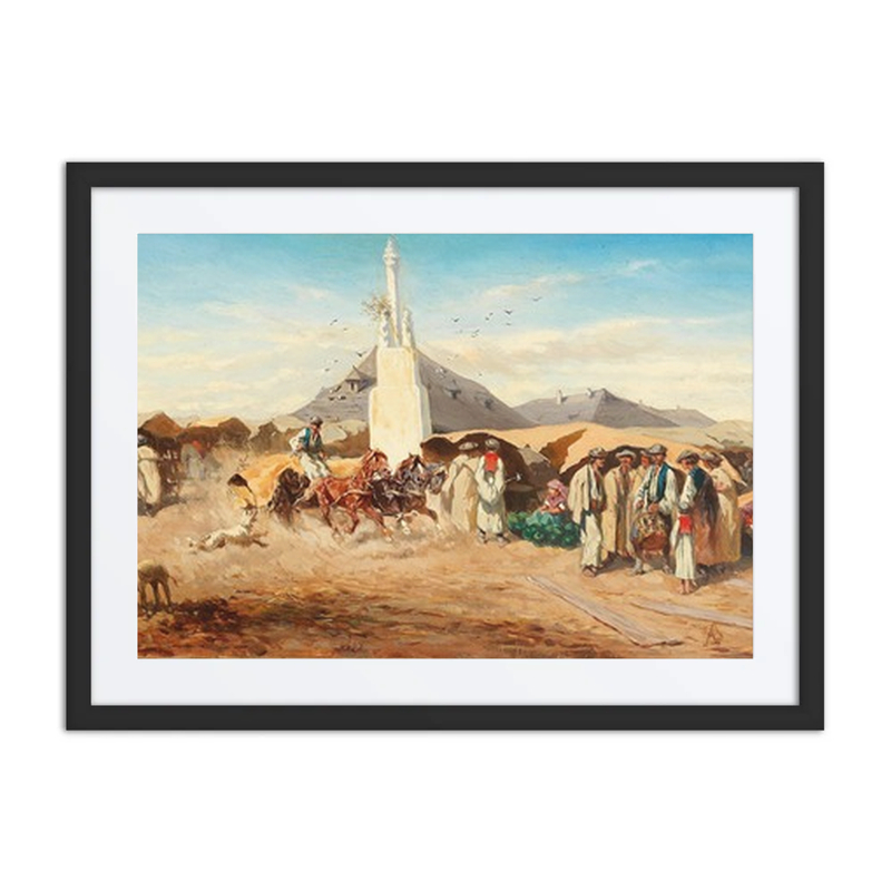 Markttag in Einem Ungarischen Dorf