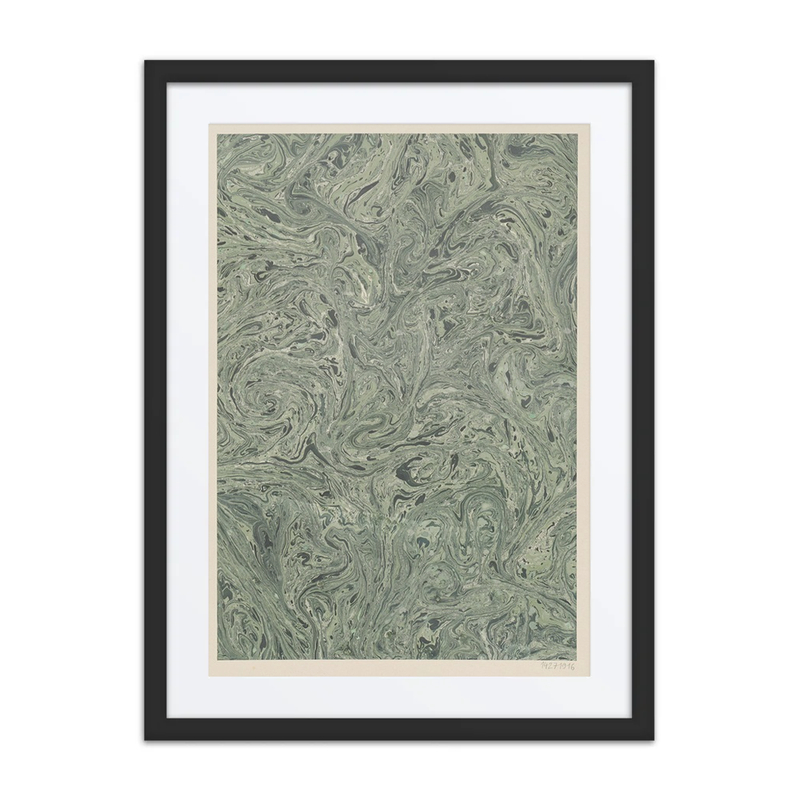 Marmorpapier (Ölmarmor)