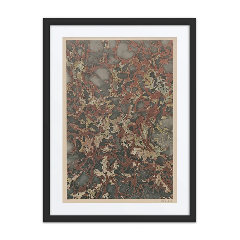 Marmorpapier Ölmarmor