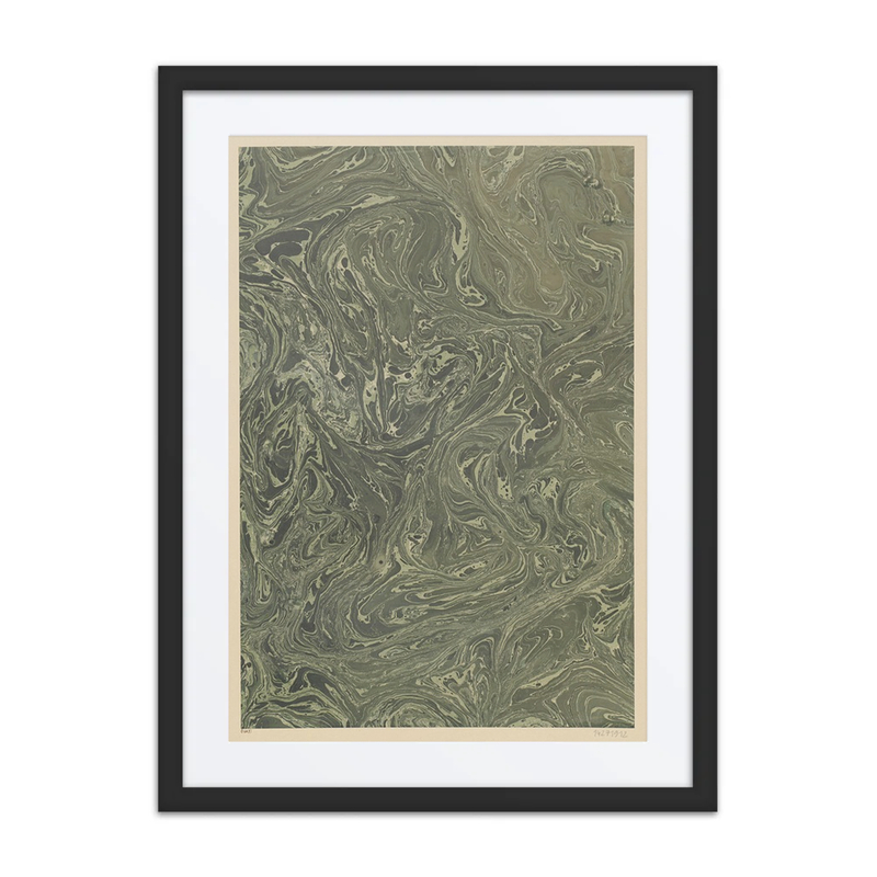 Marmorpapier (Ölmarmor)