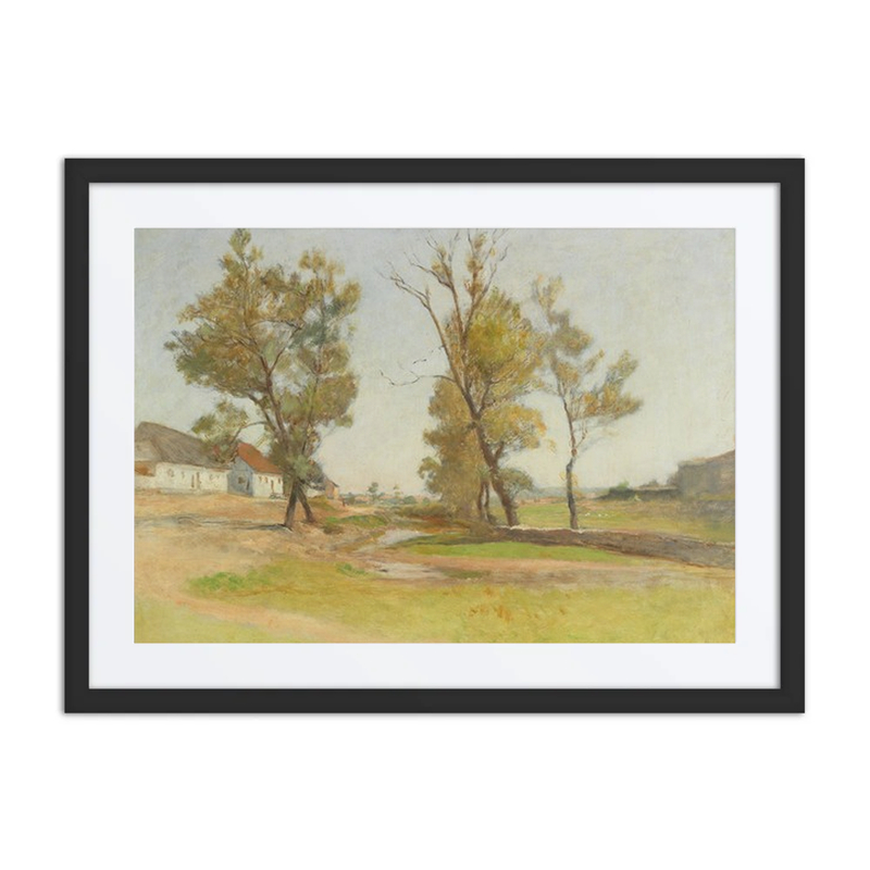 Meadow Before a Village