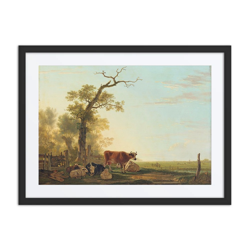 Meadow Landscape with Animals
