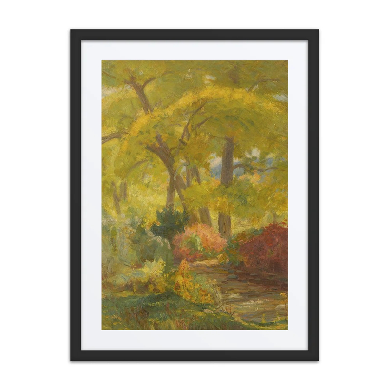 Meadow with Trees and Flowers