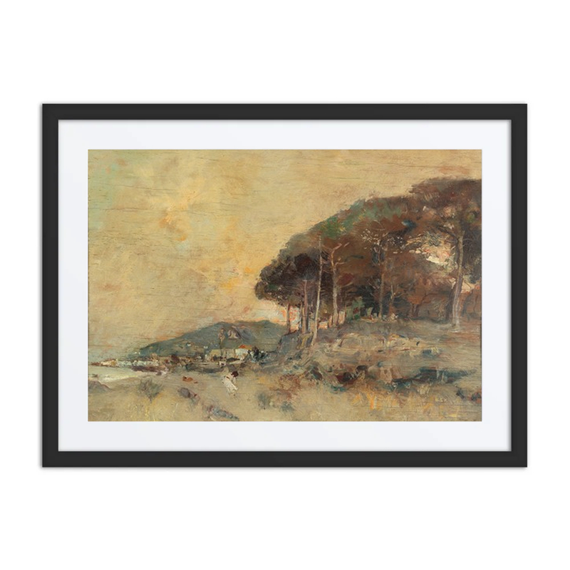 Mediterranean Coast at Dusk